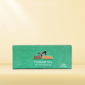 Zaya Herbal Moringa Tea - Nature’s Green Superfood in Every Sip