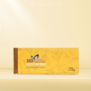Zaya Herbal Turmeric Tea - Golden Wellness in Every Sip